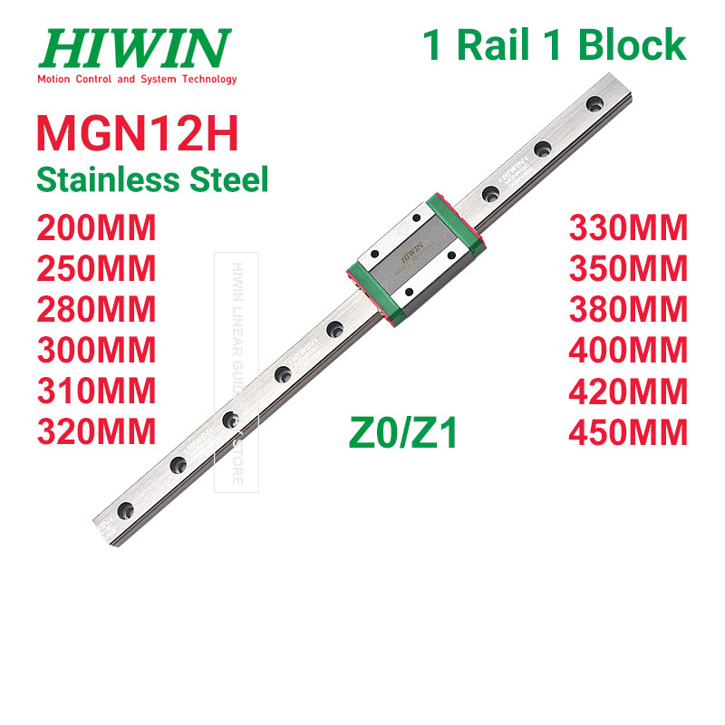 HIWIN MGN12H Z1 Z0 HIWIN MGN12 - Linear Rail Mgn12H Set review and price