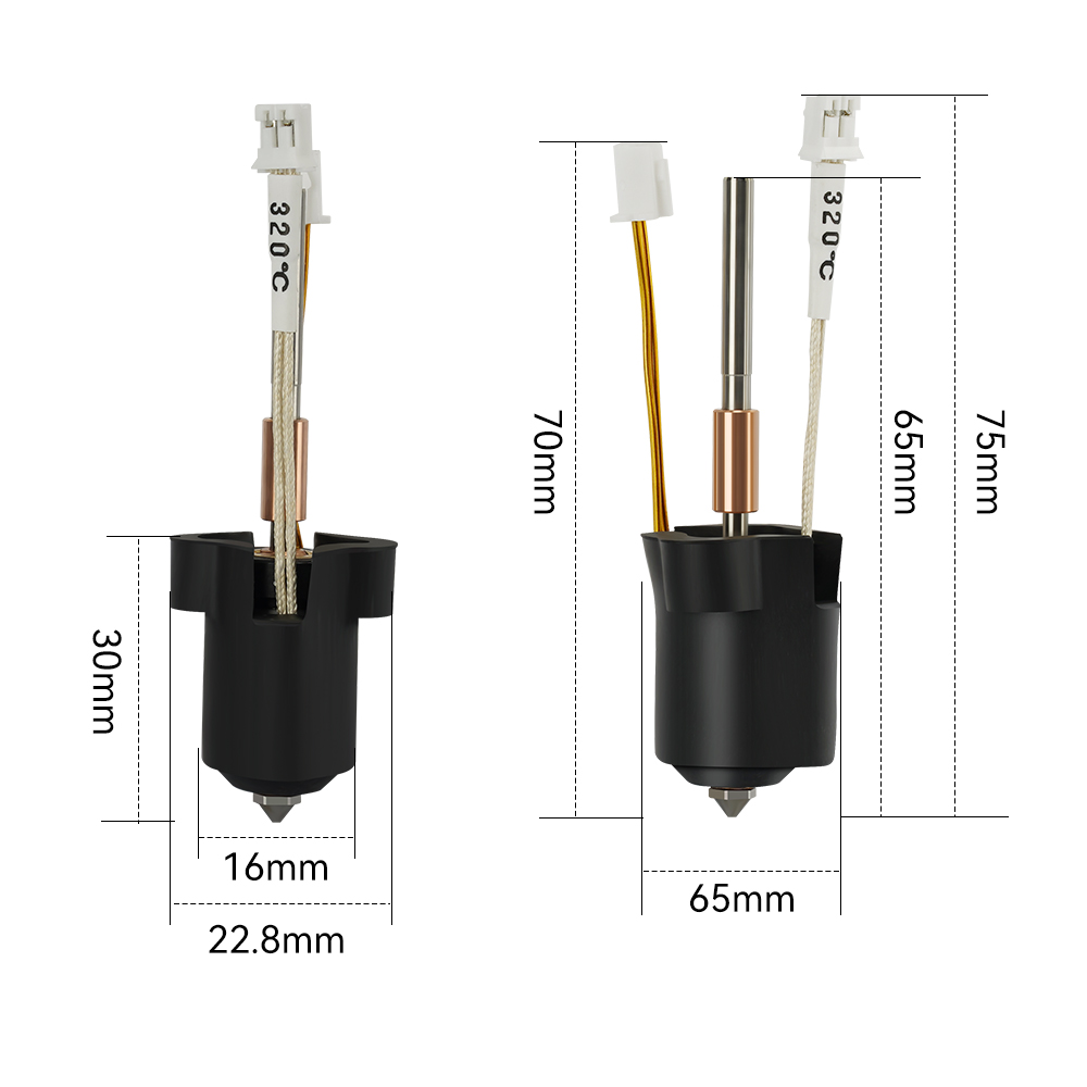 For Creality K1C/K1 Max Hotend - High Flow Ceramic Hotend review and price