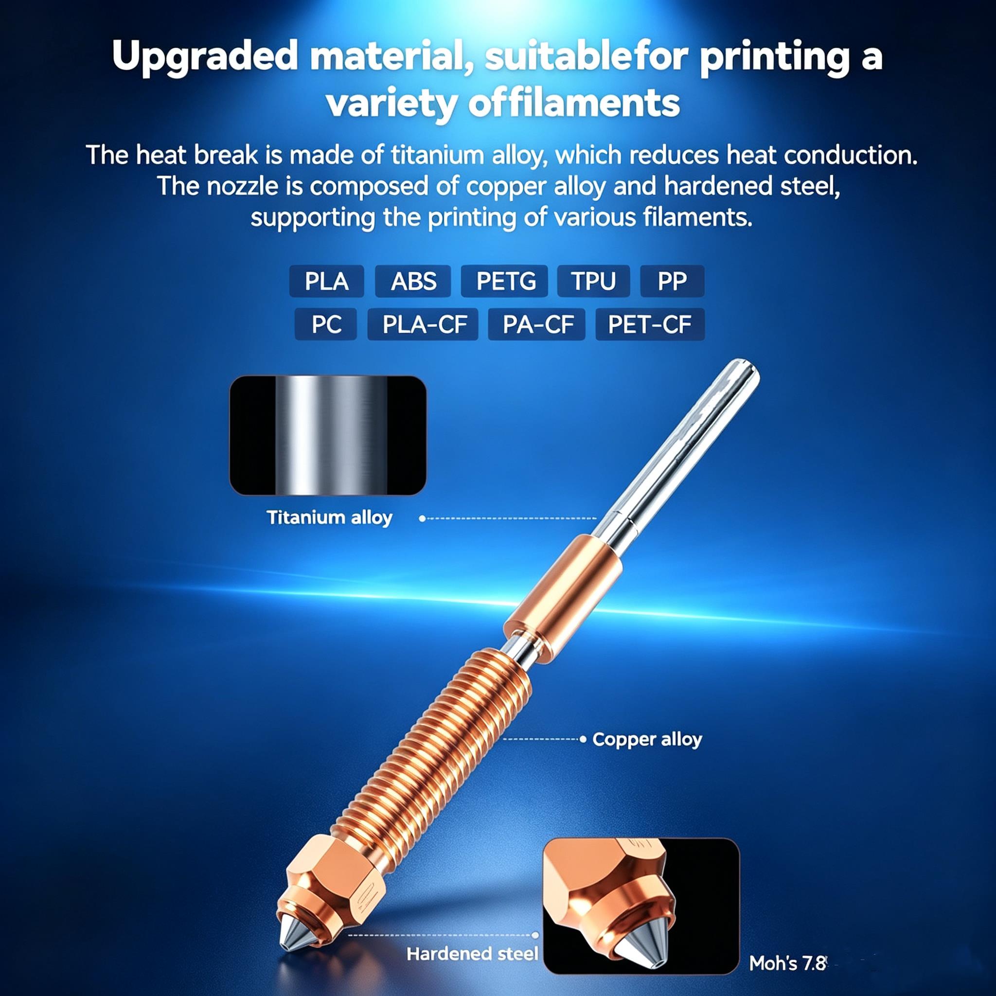New Hotend For Creality K1C K1 - High Flow Ceramic Hotend review and price