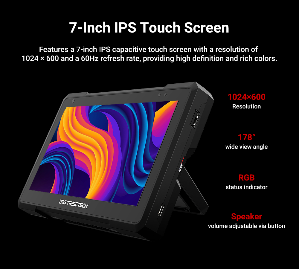 BIGTREETECH Pad 7 IPS Touch Sc - Klipper Pad 7 Inch review and price